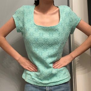 Mint flower top